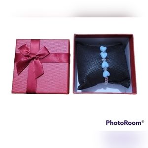 Blue‎ Heart Bracelet